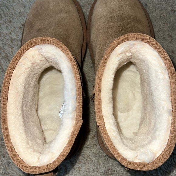 UGG platform ankle boots tan suede - Picture 7 of 8